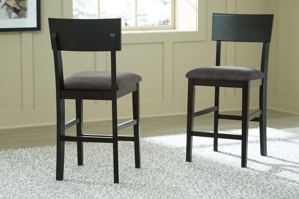 Chanzen - Upholstered Barstool (2/cn)