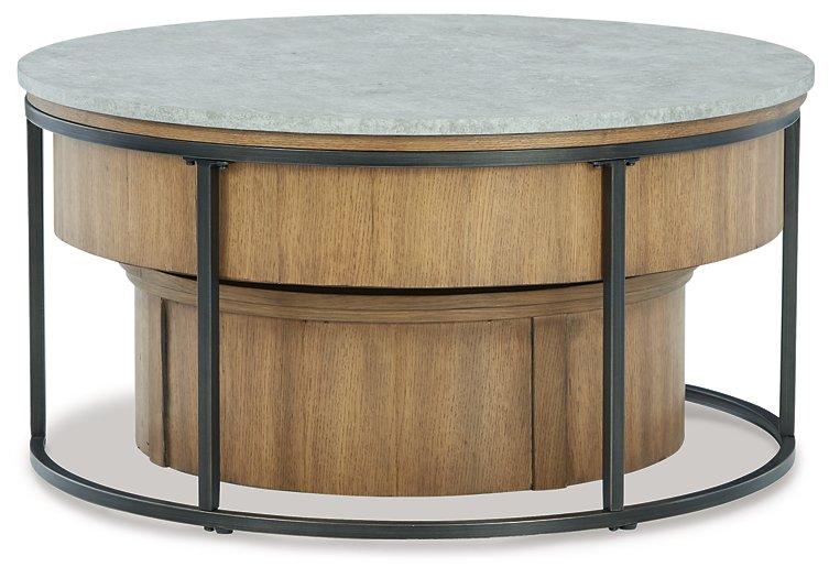 Fridley Gray/Brown/Black Nesting Coffee Table (Set of 2)