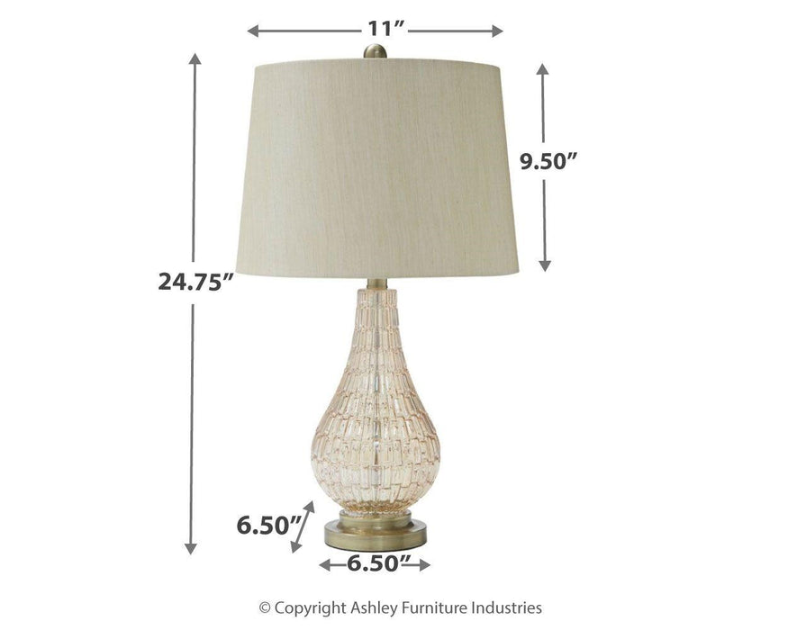 Latoya - Glass Table Lamp (1/cn)