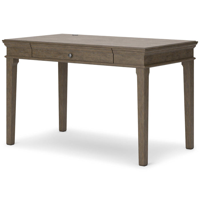 Janismore Weathered Gray Home Office Small Leg Desk