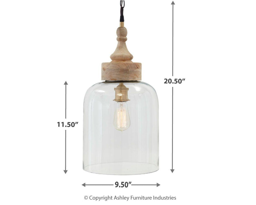 Faiz - Transparent - Glass Pendant Light (1/cn)