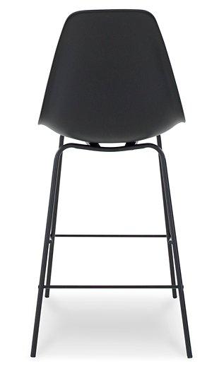 Forestead Black Counter Height Bar Stool