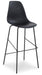 Forestead Black Bar Height Bar Stool - One Stop Furniture