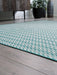 Atlow Aqua/Ivory 7'10" x 9'10" Rug - One Stop Furniture