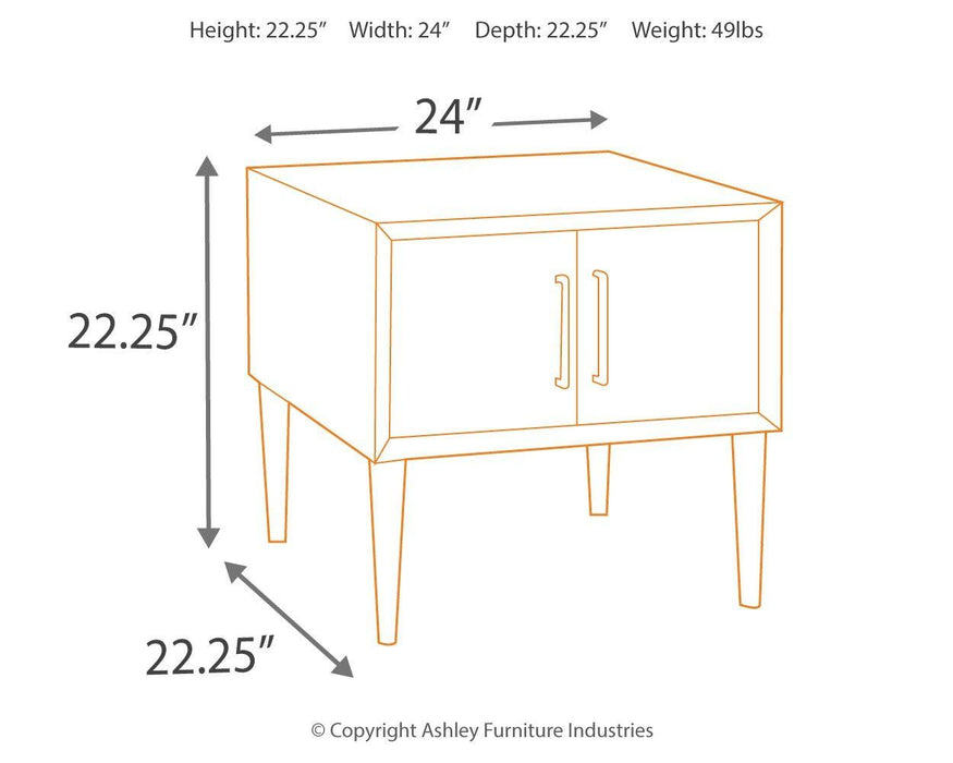 Kisper - Square End Table