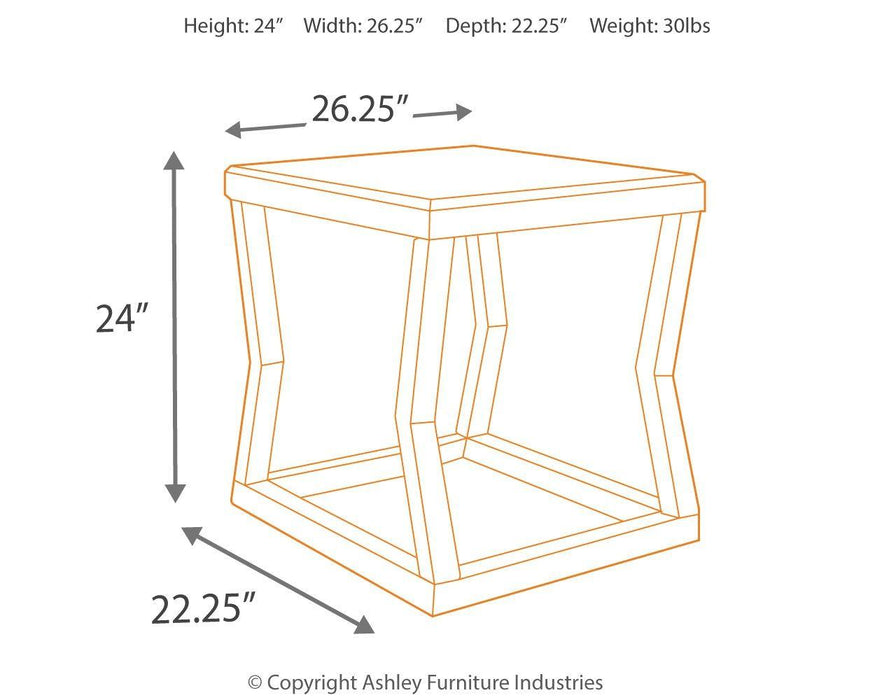 Kelton - Rectangular End Table