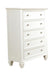 Sandy Beach Five Drawer Chest - One Stop Furniture