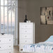 Selena Contemporary White Chest - One Stop Furniture