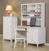 Selena Coastal White Hutch - One Stop Furniture