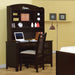 Phoenix Transitional Cappuccino Hutch - One Stop Furniture