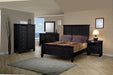 Sandy Beach Black Eastern King Storage Bed - One Stop Furniture