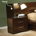 Jessica Cappuccino Two Drawer Nightstand Back Panel (Pair) - One Stop Furniture