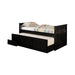 Transitional Black Twin Daybed - One Stop Furniture