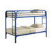 Morgan  Twin over Twin Blue Bunk Bed - One Stop Furniture