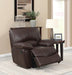 Clifford Motion Dark Brown Glider Recliner - One Stop Furniture