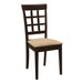 Gabriel Cappuccino Dining Chair - One Stop Furniture