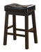 Transitional Black Counter Height  Upholstered Chair - One Stop Furniture