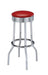 Cleveland Contemporary Red Bar Height Stool - One Stop Furniture