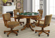 Mitchell Traditional Oak Game Table - One Stop Furniture