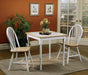 Country Two Tone Natural Wood Dining Chair - One Stop Furniture