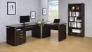 Skylar Contemporary Cappuccino Desk - One Stop Furniture