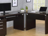 Skylar Contemporary Cappuccino Corner Table - One Stop Furniture