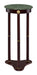 Traditional Merlot Round Plant Stand - One Stop Furniture