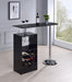 Transitional Black Bar Unit - One Stop Furniture
