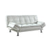 Dilleston Contemporary White Sofa Bed - One Stop Furniture