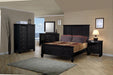 Sandy Beach Black Door Dresser With Concealed Storage - One Stop Furniture