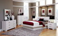 Jessica Contemporary White Eastern Kind Bed - One Stop Furniture