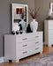 Jessica White Dresser Mirror - One Stop Furniture