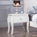 Dominique French Country White Nightstand - One Stop Furniture