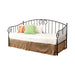 Traditional Black Metal Twin Daybed - One Stop Furniture
