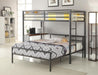Metal Workstation Twin Loft Bed - One Stop Furniture