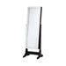 Transitional Black Cheval Mirror and Jewelry Armoire - One Stop Furniture