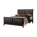 Carlton Transitional Cappuccino Queen Bed - One Stop Furniture