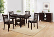 Lavon Transitional Warm Brown Dining Chair - One Stop Furniture