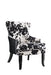 Traditional Black and White Accent Chair - One Stop Furniture
