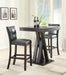 Modern Cappuccino Bar Height Stool - One Stop Furniture