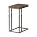 Transitional Black Nickel Snack Table - One Stop Furniture