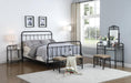 Livingston Transitional Dark Bronze Eastern King Bed - One Stop Furniture