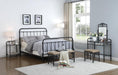 Livingston Transitional Dark Bronze Eastern King Bed - One Stop Furniture
