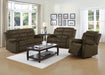 Rodman Casual Chocolate Glider Recliner - One Stop Furniture