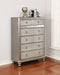 Bling Game Six Drawer Chest - One Stop Furniture