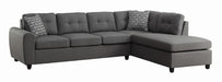 Stonenesse Contemporary Grey Sectional - One Stop Furniture