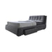 Fenbrook Transitional Grey Eastern King Bed - One Stop Furniture