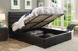 Riverbend Casual Black Queen Storage Bed - One Stop Furniture
