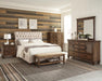 Devon Transitional Beige Full Bed - One Stop Furniture