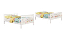 Chapman Traditional White Full over Full Bunk Bed - One Stop Furniture